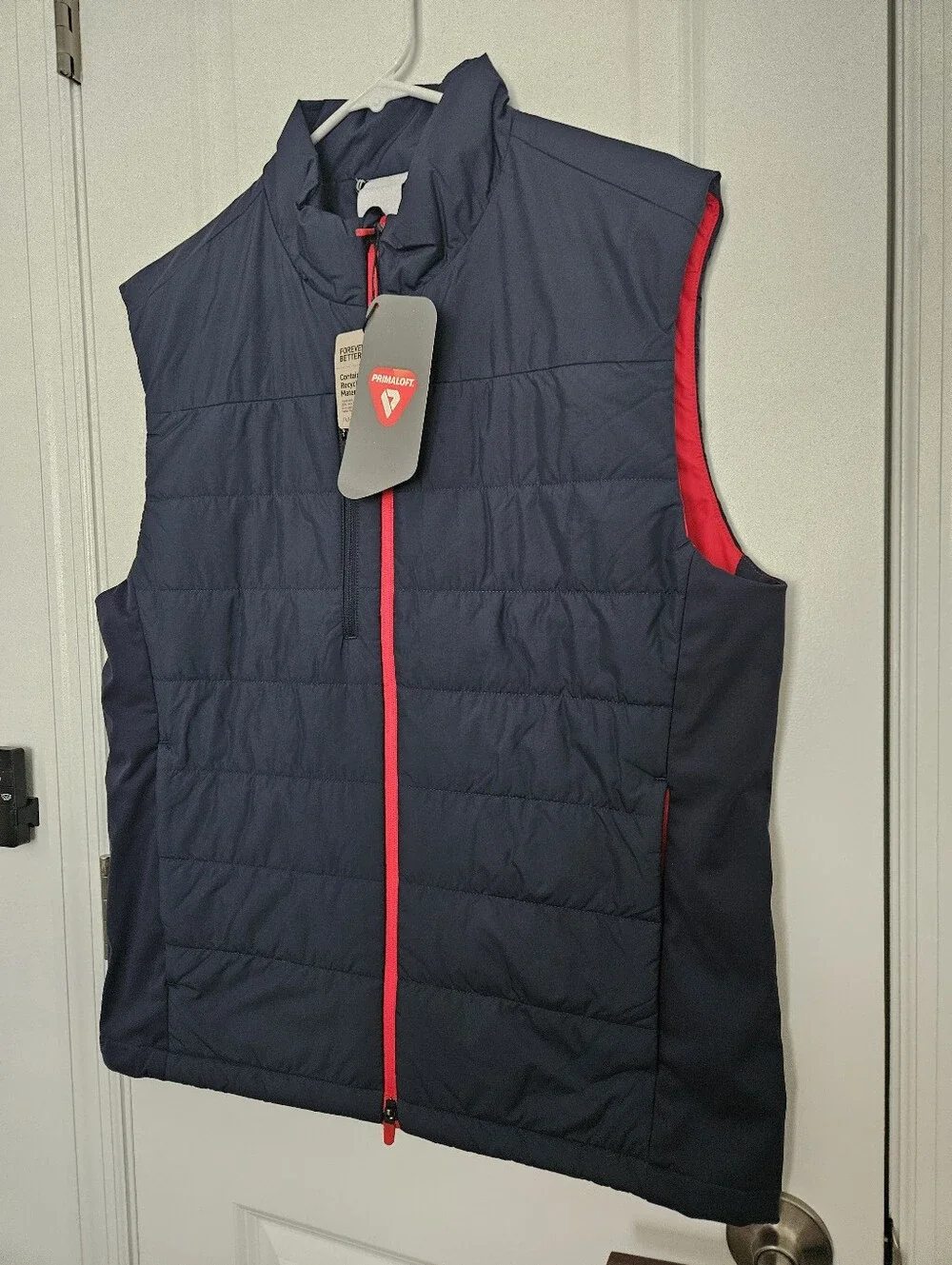 NWT Puma Volition Frost Golf Vest Fairbanks Primaloft Navy Blue Men's Medium